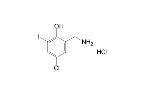 alpha-amino-4-chloro-6-iodo-o-cresol, hydrochloride