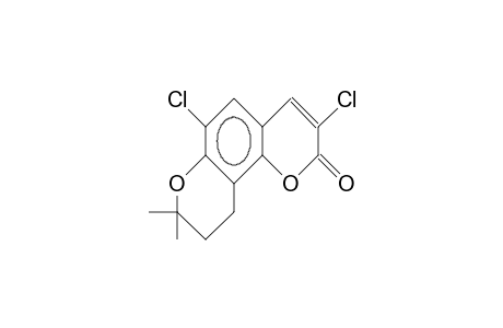 3,6-dichloro-8,8-dimethyl-9,10-dihydropyrano[6,5-h]chromen-2-one