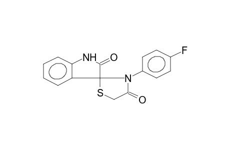 3'-(p-fluorophenyl)spiro[indoline-3,2'-thiazolidine]-2,4'-dione