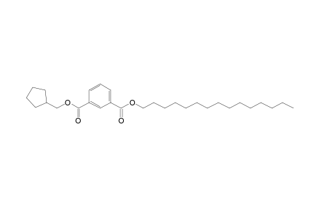 Isophthalic acid, cyclopentylmethyl pentadecyl ester