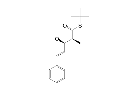 (S)-1,1-DIMETHYLETHYL-3-HYDROXY-2-METHYL-5-PHENYL-4-PENTENETHIOATE