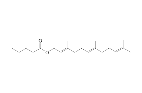 (2E,6E)-Farnesyl pentanoate