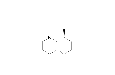 8-BETA-TERT.-BUTYL-CIS-DECAHYDROQUINOLINE,ISOMER-A