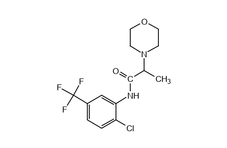 6'-chloro-alpha,alpha,alpha-trifluoro-4-morpholinepropiono-m-toluidide