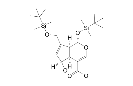 (1S,5S,6S,9S)-1-(t-Butyldimethylsilyloxy)-6-hydroxy-8-[(t-butyldimethylsilyloxy)methyl]-2-oxabicyclo[4.3.0]nona-3,7-diene-4-carboxylic acid