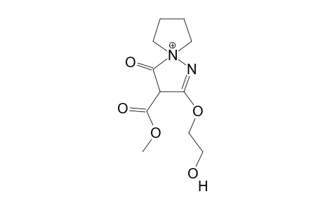 2-(2-HYDROXYETHOXY)-3-(METHOXYCARBONYL)-4-OXO-1-AZA-5-AZONIASPIRO-[4.4]-NON-1-ENE-5-IUM-3-IDE