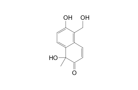 CYCLOSORDARIOLONE;1,6-DIHYDROXY-5-(HYDROXYMETHYL)-1-METHYLNAPHTHALEN-2-(1-H)-ONE