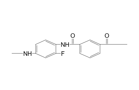 Polyamide on the basis of 6-fluoro-1,4-phenylenediamine and isophthalic acid