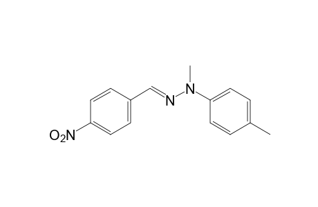 p-nitrobenzaldehyde, methyl p-tolyl hydrazone