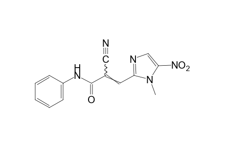 alpha-cyano-1-methyl-5-nitroimidazole-2-acrylanilide