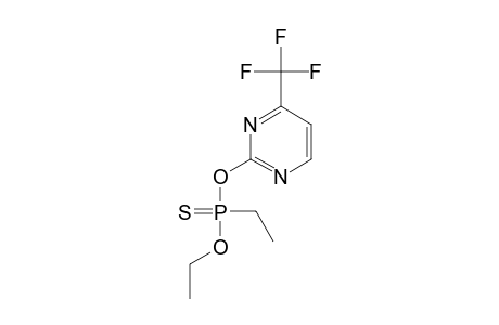 Phosphonothioic acid, ethyl-, O-ethyl O-[4-(trifluoromethyl)-2-pyrimidinyl]ester