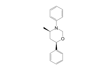 cis-4-METHYL-3,6-DIPHENYL-TETRAHYDRO-1,3-OXAZINE
