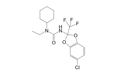 N'-[5-chloro-2-(trifluoromethyl)-1,3-benzodioxol-2-yl]-N-cyclohexyl-N-ethylurea