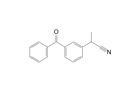 Benzeneacetonitrile, 3-benzoyl-.alpha.-methyl-