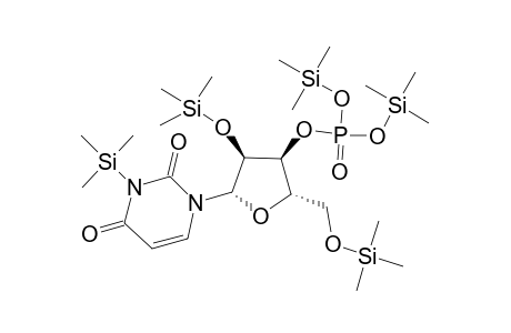 Pentakis(trimethylsilyl) derivative of uridylic acid 3'-monophosphate