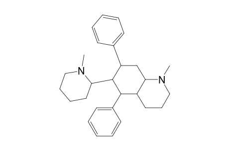 Quinoline, decahydro-1-methyl-6-(1-methyl-2-piperidyl)-5,7-diphenyl-