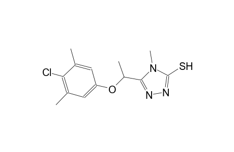 5-[1-(4-chloro-3,5-dimethylphenoxy)ethyl]-4-methyl-4H-1,2,4-triazole-3-thiol