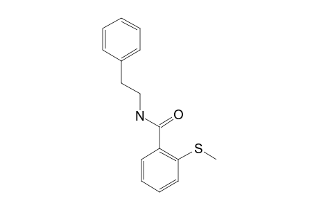 2-(Methylsulfanyl)-N-(2-phenylethyl)benzamide