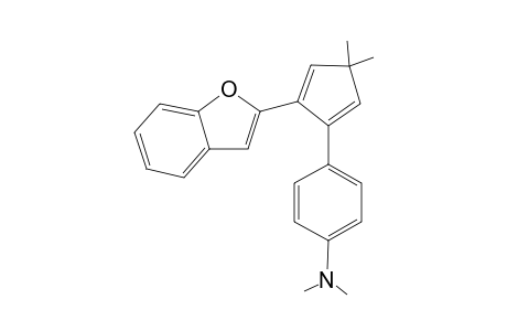 1-[4-(N-Dimethylamino)phenyl]-5-(2-benzofuryl)-3,3-dimethylcyclopenta-1,4-diene