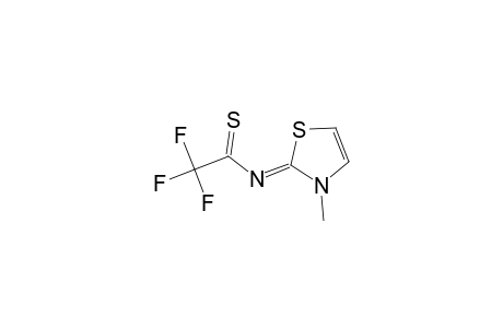 2,2,2-Trifluoro-N-((2E)-3-methyl-1,3-thiazol-2(3H)-ylidene)ethanethioamide