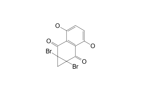 1A,7A-DIBROMO-3,6-DIHYDROXY-1A,7A-DIHYDRO-1H-CYCLOPROPA-[B]-NAPHTHALENE-2,7-DIONE