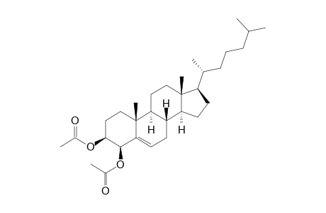 Cholest-5-en-3.beta.,4.beta.-diyl Diacetate