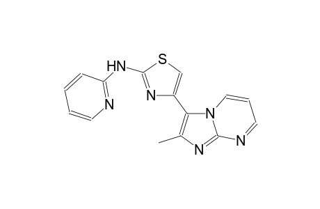 N-[4-(2-methylimidazo[1,2-a]pyrimidin-3-yl)-1,3-thiazol-2-yl]-2-pyridinamine