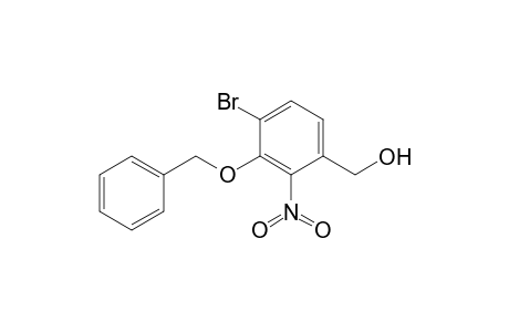 Benzenemethanol, 4-bromo-2-nitro-3-(phenylmethoxy)-