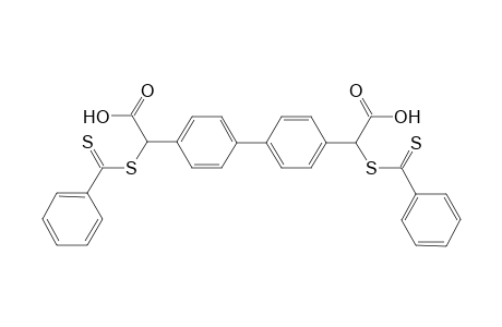 D,L-4,4'-biphenylylene-bis{[(thiobenzoyl)thio]acetic acid}