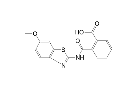 benzoic acid, 2-[[(6-methoxy-2-benzothiazolyl)amino]carbonyl]-