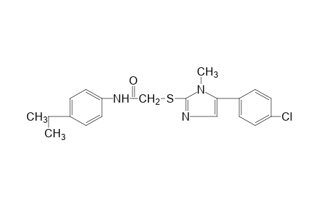 2-{[5-(p-chlorophenyl)-1-methylimidazol-2-yl]thio}-4'-isopropylacetanilide