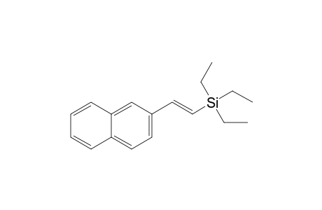 (E)-1-(2-naphthyl)-2-(triethylsilyl)ethylene