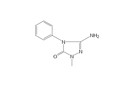 3-amino-1-methyl-4-phenyl-delta^2-1,2,4-triazolin-5-one