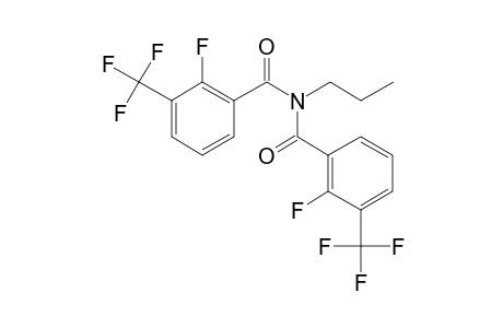 Benzamide, 3-trifluoromethyl-2-fluoro-N-(3-trifluoromethyl-2-fluorobenzoyl)-N-propyl-