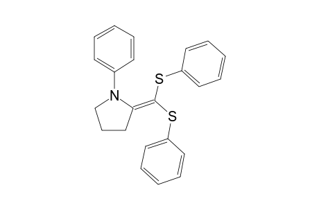 N-Phenyl-2,2-[bis(phenylsulfanyl)methylidene]pyrrolidine