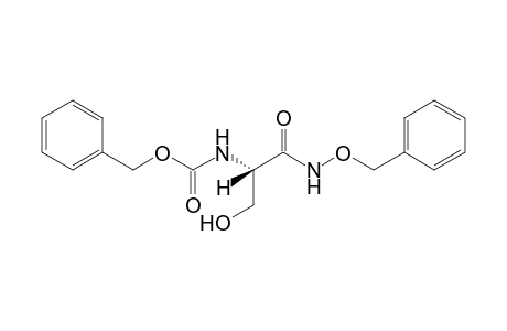 (phenylmethyl) N-[(2S)-3-oxidanyl-1-oxidanylidene-1-(phenylmethoxyamino)propan-2-yl]carbamate