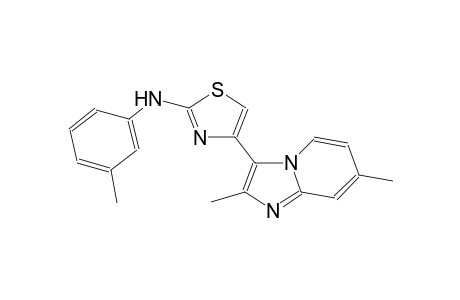 2-thiazolamine, 4-(2,7-dimethylimidazo[1,2-a]pyridin-3-yl)-N-(3-methylphenyl)-