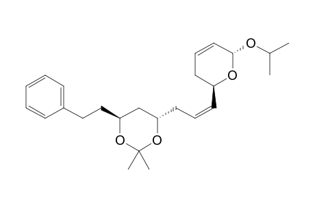 (4S,6S)-4-[(Z)-3-[(2R,6R)-6-isopropoxy-3,6-dihydro-2H-pyran-2-yl]allyl]-2,2-dimethyl-6-phenethyl-1,3-dioxane