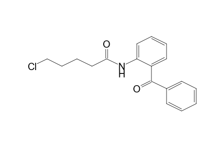 Pentanamide, 5-chloro-N-(2'-benzoylphenyl)-