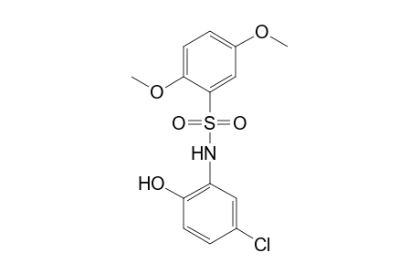 Benzenesulfonamide, N-(5-chloro-2-hydroxyphenyl)-2,5-dimethoxy-