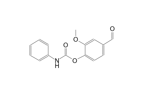 4-Formyl-2-methoxyphenyl phenylcarbamate