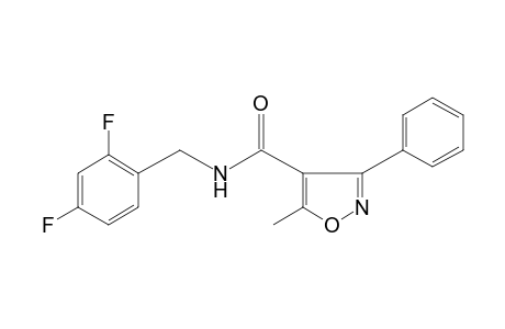 N-(2,4-difluorobenzyl)-5-methyl-3-phenyl-4-isoxazolecarboxamide