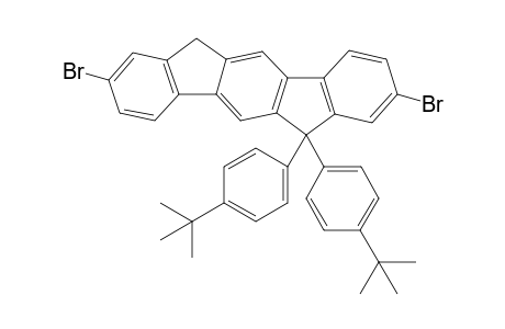 4,10-Dibromo-6,6'-di(4-tert.-butylphenyl)-6,12-dihydroindeno[1,2b]fluorene