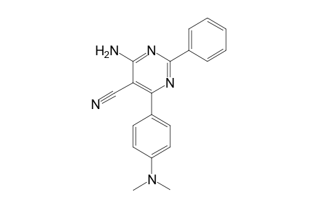 4-AMINO-6-(4'-N,N-DIMETHYLAMINOPHENYL)-2-PHENYLPYRIMIDINE-5-CARBONITRILE