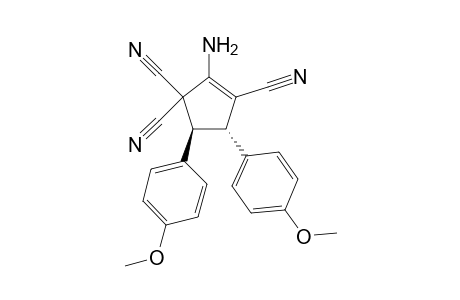 2-Amino-1,3,3-tricyano-4,5-di(4-methoxyphenyl)cyclopentene