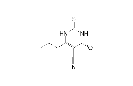 4-Keto-6-propyl-2-thioxo-1H-pyrimidine-5-carbonitrile