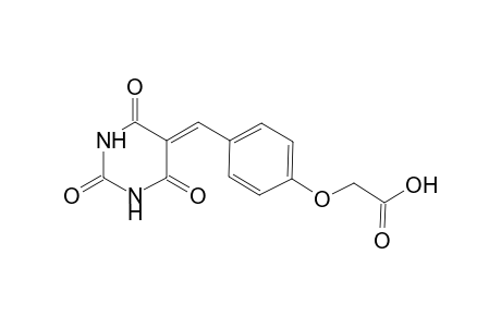 {4-[(2,4,6-trioxotetrahydro-5(2H)-pyrimidinylidene)methyl]phenoxy}acetic acid