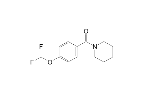 1-(alpha,alpha-DIFLUORO-p-ANISOYL)PIPERIDINE