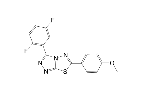 [1,2,4]triazolo[3,4-b][1,3,4]thiadiazole, 3-(2,5-difluorophenyl)-6-(4-methoxyphenyl)-