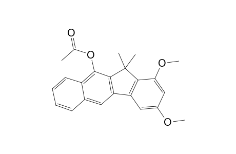 1,3-dimethoxy-11,11-dimethyl-11H-benzo[b]fluoren-10-yl acetate